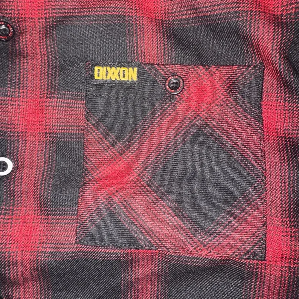 Dixxon Flannel Youth XL Red Black 18x23 - Picture 2 of 3